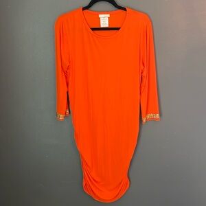 Michael Kors orange dress